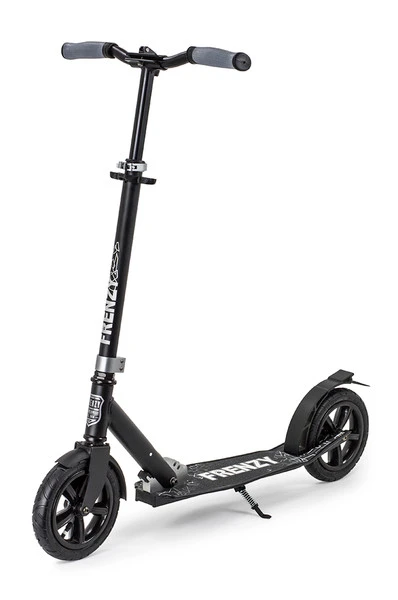 Frenzy 205mm Pneumatic Plus Recreational Scooter - Black