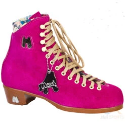 Moxi Lolly Quad Roller Skates - Fuscia Boot