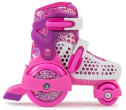 Roller Skateboard Shop -Roller Skateboard Shop SFR068 SFR Stomper Adjustable Skate Pink Side 12208.1587941378